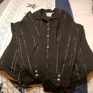 Women's long sleeve button up